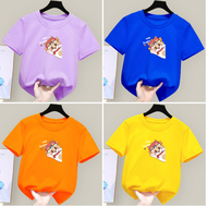 Toddler Older Boys Cotton Shirt Unisex Kids Tshirts Baju Budak Lelaki 2 Tahun Graphic T Shirts