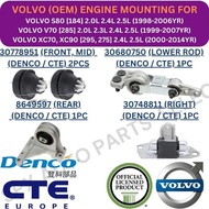 VOLVO (OEM) ENGINE MOUNTING SET FOR VOLVO S80 [184] '98-06YR / V70 [285] '99-07YR / XC70, XC90 [295,