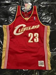 【錯過就無】LeBron James Jersey CLEVELAND Mitchell&amp;Ness SW Red