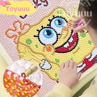 DIY Handmade Diamond Painting/Spongebob Cartoon Craft Diamond Painting/Creative Educational Diamond 