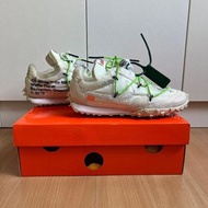 二手 Nike x Off-White Waffle Racer 聯名款 白綠 鞋子 運動鞋