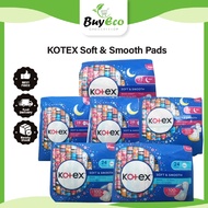 KOTEX Soft & Smooth Maxi/Maxi Night/Overnight Pad (24cm/28cm/32cm) - Wing / Non-Wing
