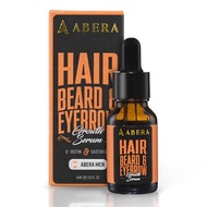 Abera Hair Growth Serum with Castor Oil & Biotion for Hair Loss Men, Hair Regrowth Treatment for Sca