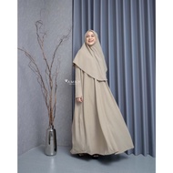 Amily Hijab - Millie Abaya - Abaya Syari Polos Knit Premium Standar