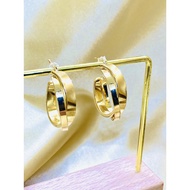 S925 Thick Gold Ring