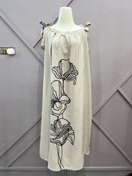 Stylecollectionku - Daster Bunga Kencana Tali Pundak Jumbo LD 120cm