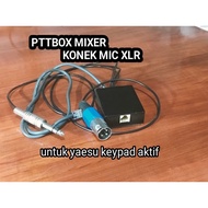 PTT BOX MIXER KONEK XLR FOR RIG