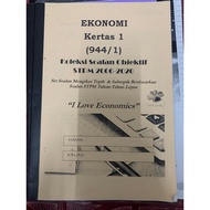 KOLEKSI SOALAN OBJEKTIF EKONOMI STPM SEM 1