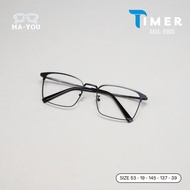 แว่นสายตายาวเลนส์2ชั้นAUTO รุ่น Timer ธามเมอร์ กรอบแว่นไทเทเนียม แว่นอ่านหนังสือ มองใกล้ไกล ใส่เดินไ