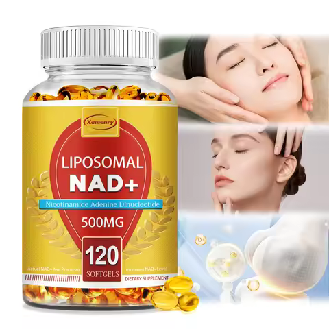 Liposomal NAD+ Capsules - Anti-aging, Replenish Energy, Enhance Focus, Support Cellular Health - 120