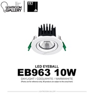 EB963 RECESSED EYEBALL LED 5W/10W RD / PLASTER CEILING EYEBALL LED 5W/10W
