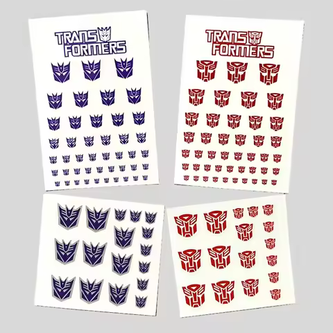 17 45Pcs/Sheet Transformation Sticker Three-dimensional Pressure Sign Red Purple Children's Statione