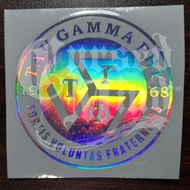 Car Sticker Decals Motorcycle Sticker Decals Triskelion Tau Gamma PHI Decals Cut Out Vinyl Sticker