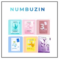 Numbuzin  Number Mask Sheet Set (No. 1, 2, 3, 4, 5, 9) | Customized Solution for Every Skin Concern 