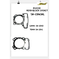 RS150 RSX RS 150 RSX150 68MM & 70MM HEAD GASKET + BLOCK GASKET SWIPOH