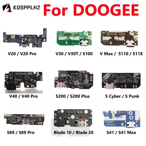 For DOOGEE S41 S88 S89 Pro USB Board S100 S110 USB Plug S Punk S Cyber S200 Plus USB Board V20 V30 V