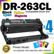 Compatible to BROTHE* DR263 DR263CL Drum DR-263CL TN263 TN-263 TN267 TN-267 HL- L3230CDN  DCP- L3551