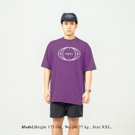 UNKL347 Purple T-Shirt Combed Material SEEN Motif