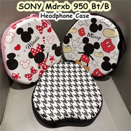 【High quality】For SONY Mdrxb 950 Bt/B Headphone Case Cartoon Innovative Pattern Headset Earpads Storage Bag Casing Box