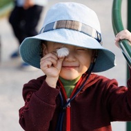 廣富號 帆布包 禮品 PP紗透氣遮陽 防曬帽 小孩小頭圍