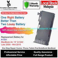 Replacement Battery A1331 for MacB00k Unibody 13 A1342 2009 2010 6000mAh
