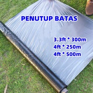 silvershine plastic tutup tanah / bumi fertigasi tanaman plastik anti rumput penutup batas 250M/500M