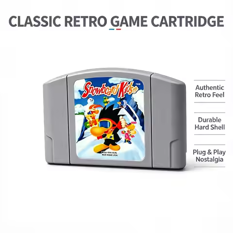 Link 007 For N64 Game Snowboard Kids 1 2 Cartridge USA NTSC & EUR PAL Version for Nintendo 64 Consol