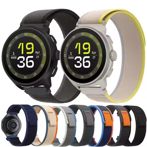 20mm 22mm Band For SUUNTO RACE 2 S/Ocean/Vertical/5 9 PEAK Pro Nylon Trail Loop Watch Strap For Suun