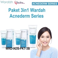 Paket Hemat 3in1 Anti Acne Wardah Acnederm Series Ori