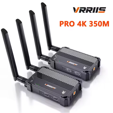 Pro 5G 4K Wireless Video Transmission System HDMI Extender Transmitter and Receiver 1150ft for Camer