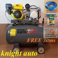 FreeGifts- Eurox EAW7190 Petrol Engine Air Compressor 7hp 12bar 150Lts IDB0188 / ID32749A