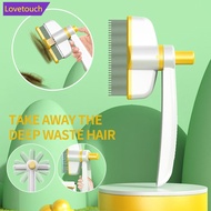 LOVETOUCH Effortless Rotating Pet Hair Brush Comb Dematting Tool for Matted Fur Professional Dog Cat