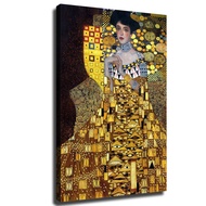 Klimt Portrait ของ Mrs Adele Bloch Bauer โปสเตอร์ศิลปะบนผนังภาพแขวนพิมพ์โปสเตอร์ภาพวาดตกแต่งห้องนอน 