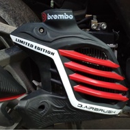 Ốp két nước nhựa đủ màu xe NVX 155 đời  2017 đến 2020 ver 1