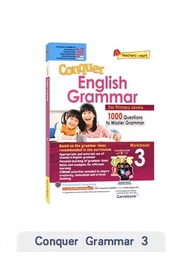Sap Conquer Grammar Workbook Grade 1-6 English Grammar Training Book Educational Cultural Supplies B
