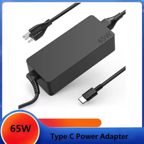 Laptop Charger Adapter Type C Power Adapter 65W 20V 3.25A USB C for Lenovo ThinkPad Hp Chromebook Yo