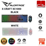 Alcatroz X-Craft XC1000 Spill Proof Gaming Keyboard with 9 Backlight Effect Keyboard Mouse Combo