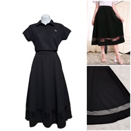 Work Skirt Women's Black shein Size 13y Waist 23-35