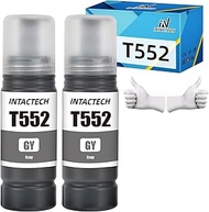 IN INTACTECH 552 T552 Gray Refill Ink Bottle Replacement for 552 T552520-S High Capacity Bottle Ink 