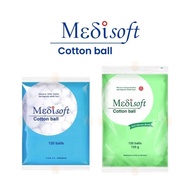 Medisoft Cotton Ball 120 balls Cotton Ball Baby Selection Cotton Ball Cotton Bud Baby