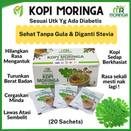 MR Moringa - Kopi Moringa Plus Stevia - (20 Sachets )Sesuai Bantu KENCING MANIS/DARAH TINGGI/KOLESTE