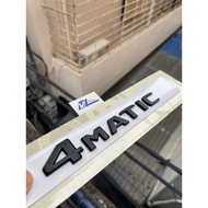 4matic car sticker - 4matic lettering - 4matic Logo - Glc200, glc300, maybach, C200, C300, S450, S56