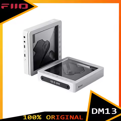 Fiio Dm13 Multifunctional Portable Stereo Cd Player With Long-Lasting Battery, Supports Usb Ripping,