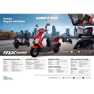 Sepeda Motor Listrik United MX 1200