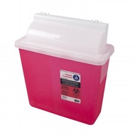 Dynarex D4624 Sharp Container, Provides a Safe Disposal of Medical Waste and Needles, Non-Sterile & 