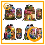 Encanto schoolbag magic full house pen bag set cartoon animation Encanto backpack beg sekolah