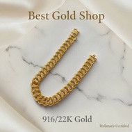916 / 22k Gold Coconut Bracelet by Best Gold Shop