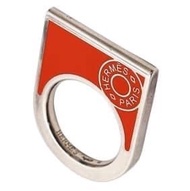 (現貨） Hermes logo 純銀戒指/ 墜飾