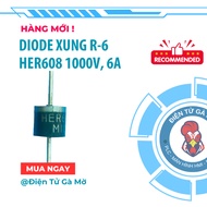 [1 CON] Pulse Diode, HER608 1000V, 6A R-6 Newly Imported