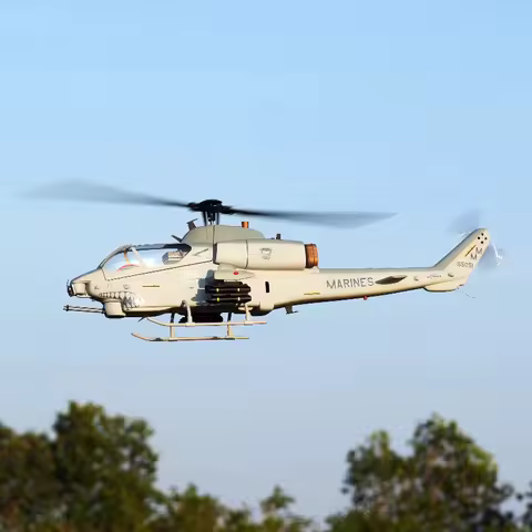 ROBAN 470AH-1 Remote Control Cobra Military Simulation Helicopter RTF Ready To Fly Smart Flight Cont